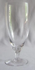 Iced Tea Glass Goblet Fostoria Crystal Debutante Pattern Clear 6 3/4"