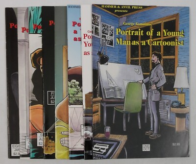 Portrait of a Young Man as a Cartoonist #1-8 VF/NM complete series Komninos