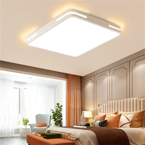 Modern Square LED Dimmable Ceiling Lamp Bathroom Bedroom Kitchen Panel Down Lamp - Picture 7 of 28