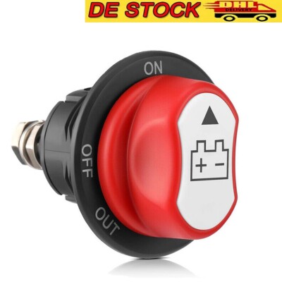 Batterieschalter Auto Batterie Trennschalter Hauptschalter 12V-32V 100A LKW Boot