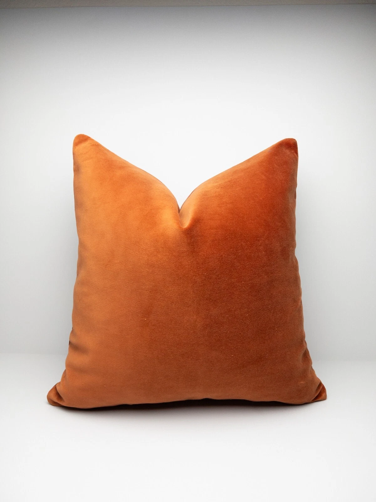 Velvet Orange Pillow Cover, Orange Cushion Cover, Velvet Throw Pillow for Couch