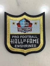 2022 PRO FOOTBALL HALL OF FAME ENSHRINEE HAGGAR GOLD NFL PATCH SEW EMBROIDERED 