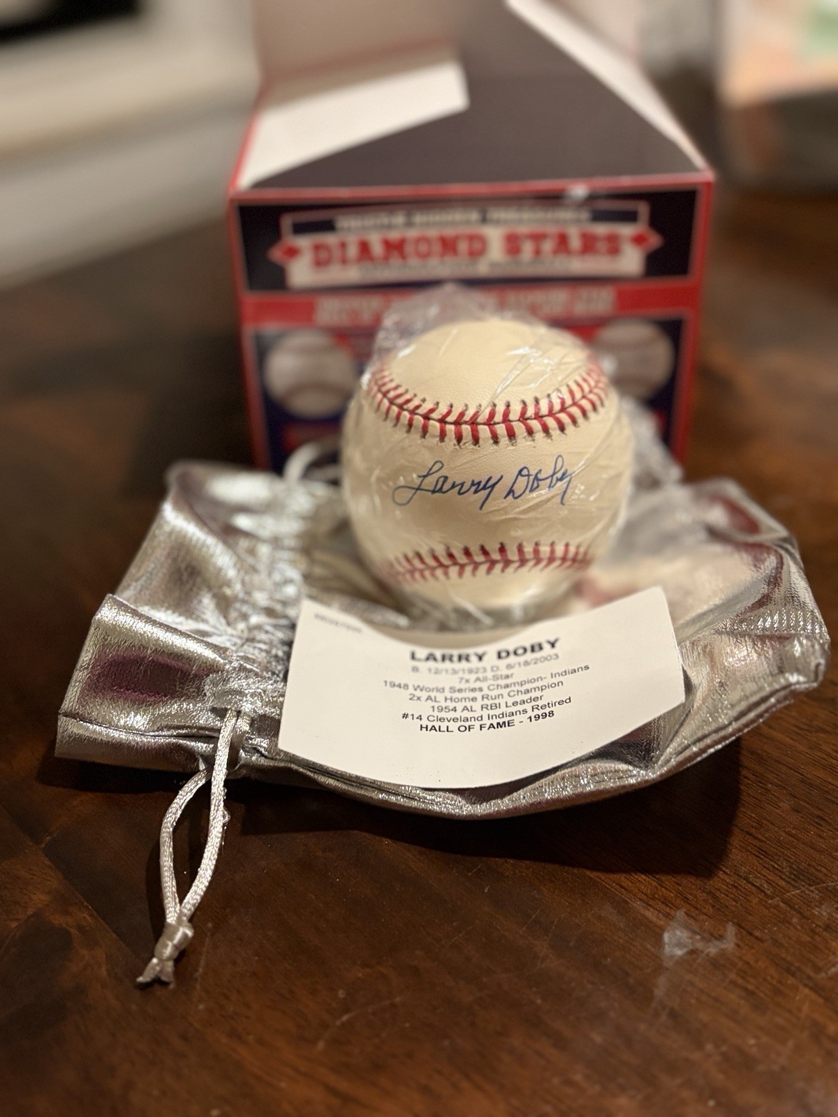 Larry Doby PSA DNA Coa Autograph American League Signed Baseball