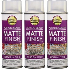 Aleene's Spray 6 oz. 3 Pack Acrylic Sealer, 6 6 OZ - 3 Pack, Clear - Matte