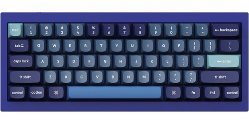 KEYCHRON QT WIRED Q4 SWAPPLABLE RGB BACKLIGHT RED SWITCHES - Blue