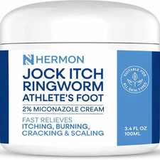 Jock Itch Cream: Ringworm Treatment for Humans, Athlete'S Foot Cream -Fast and E
