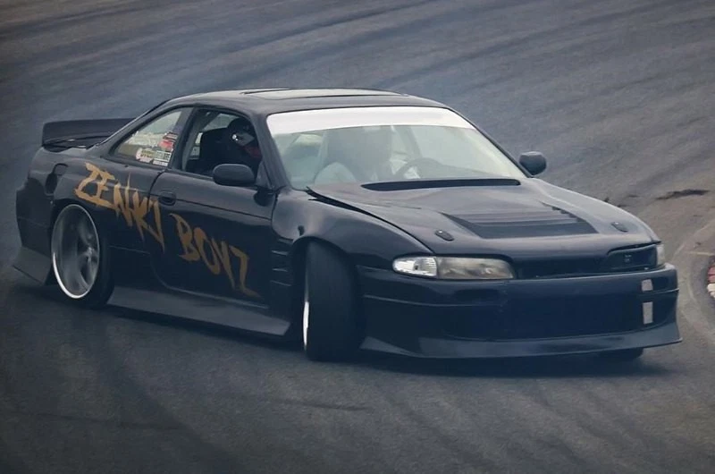 For Nissan 240SX 1995-1998 KBD DM3 Style Side Skirts Unpainted Foto 3 de 4