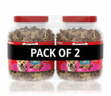 2 Pack Milk-Bone Mini's Flavor Snacks Dog Treats, 36 Ounce Crunchy Texture.