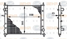 Radiateur Fiat BRAVA