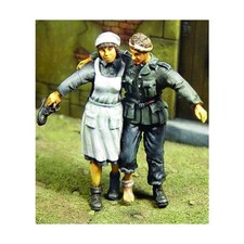 1/35 MINIART STUDIO WOUNDED GERMAN WITH NURSE...
