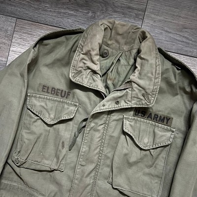 ジャケット・アウター U.S ARMY Cotton Sateen, OG 107 50s. 1956 U.S. Army OG-107 Sateen Jacket Medium Short – Salty Dog