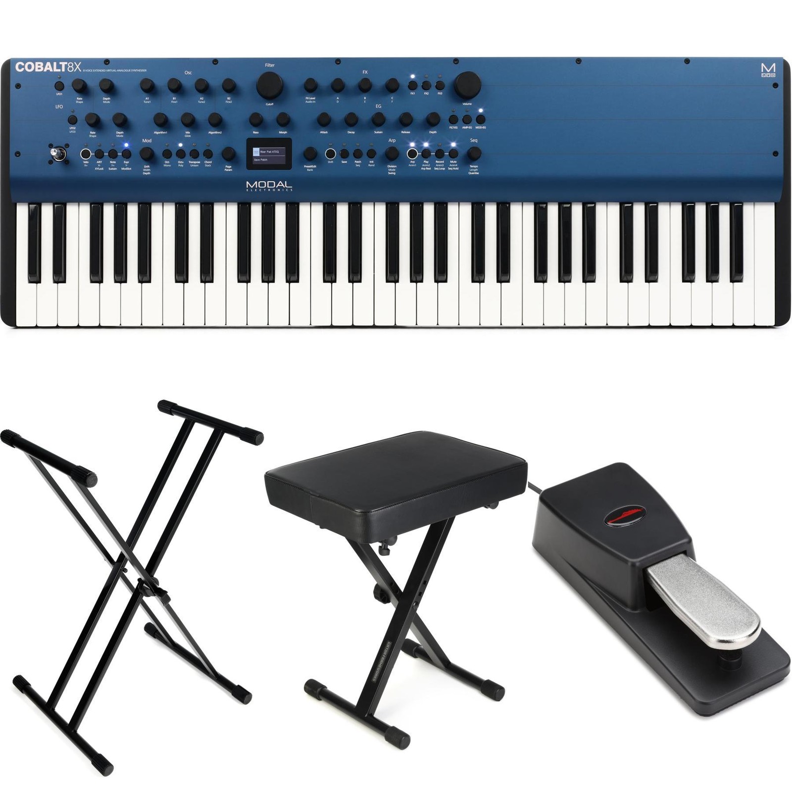Modal Electronics Cobalt8X 61-клавишный 8-голосный расширенный виртуальный аналоговый синтезатор 176190₽