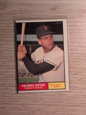 1961 Topps Baseball #435 Orlando Cepeda Card-EX Giants HOF