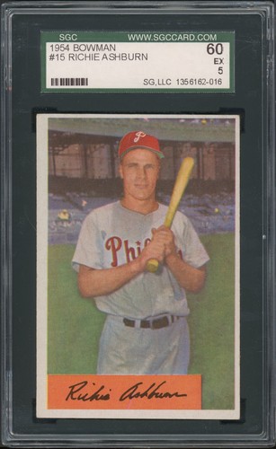 1954 Richie Ashburn #15