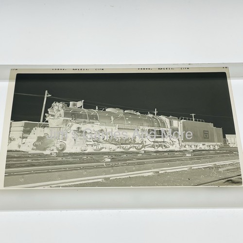 Railroad Negative Chicago, Burlington & Quincy CBQ #5632 4-8-4 Lincoln, NE 3/56