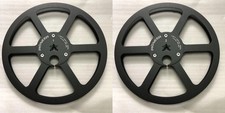 New One Pair Pioneer black 7'' Tape Reel Light Metal Aluminum Take Up Reel