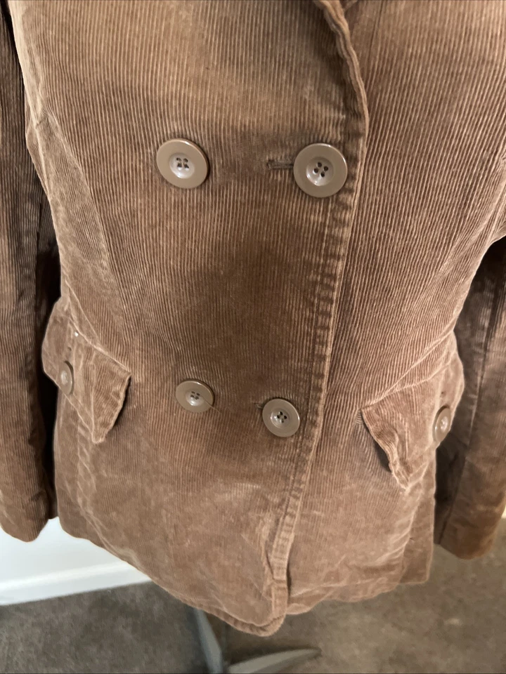 Chaqueta de Pana Tex by Max Azria Marrón Talla L Foto 2 de 4