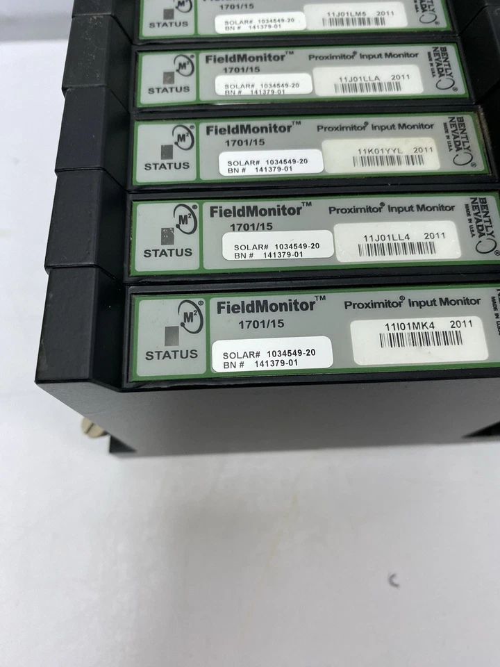 Bently Nevada 1701/15 FieldMonitor Proximitor Input Monitor , Solar# 1034549-20 - Image 3 of 4