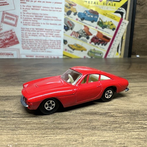 Lesney Matchbox Superfast 75 Ferrari Berlinetta Red w Thin Wheels 1/64 Loose