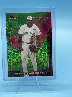 2026 Topps Finest - Vladimir Guerrero Jr. - Green Mini Diamond - 27/99 # Match