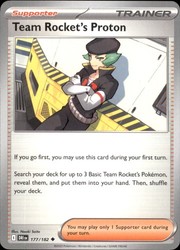 Team Rocket's Proton 177/182 Destined Rivals