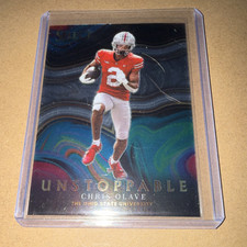 Panini Select Draft Picks Unstoppable Chris Olave #US-CO Ohio State Football