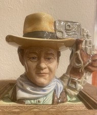 Royal Doulton John Wayne character jug prototype (odd size)