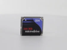 IBM DSCM-10340 340 MB Microdrive - Compact Flash Type II - Grade A (22L0046)