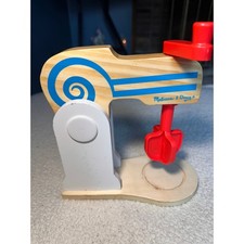 Melissa Doug Wooden Stand Mixer Toy Kids Pretend Play Kitchen