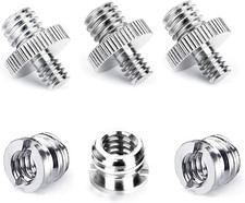1/4 Inch to 3/8 Inch Tripod Adapter - 3/8 to 1/4 Mount Screws, Camera/Monopod/Li