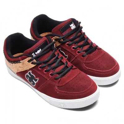 Ipath Reed Low Burgundy Suede and Cork Skateschuhe Herren Sneaker Turnschuhe