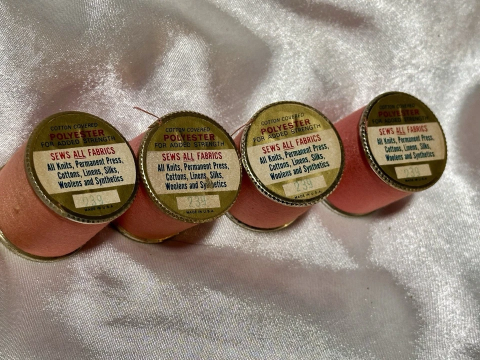 LOT of 4 J & P’s Coats ORANGE #239 Thread 300 Yd VARIOUS - Image 3 of 4