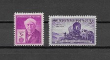 USA, stare znaczki z 1947 roku - czyste.