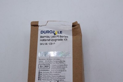 Durozzle Hotend Upgrade Kit for Bambu Lab P1 Series w/ Ruby .4MM Nozzle