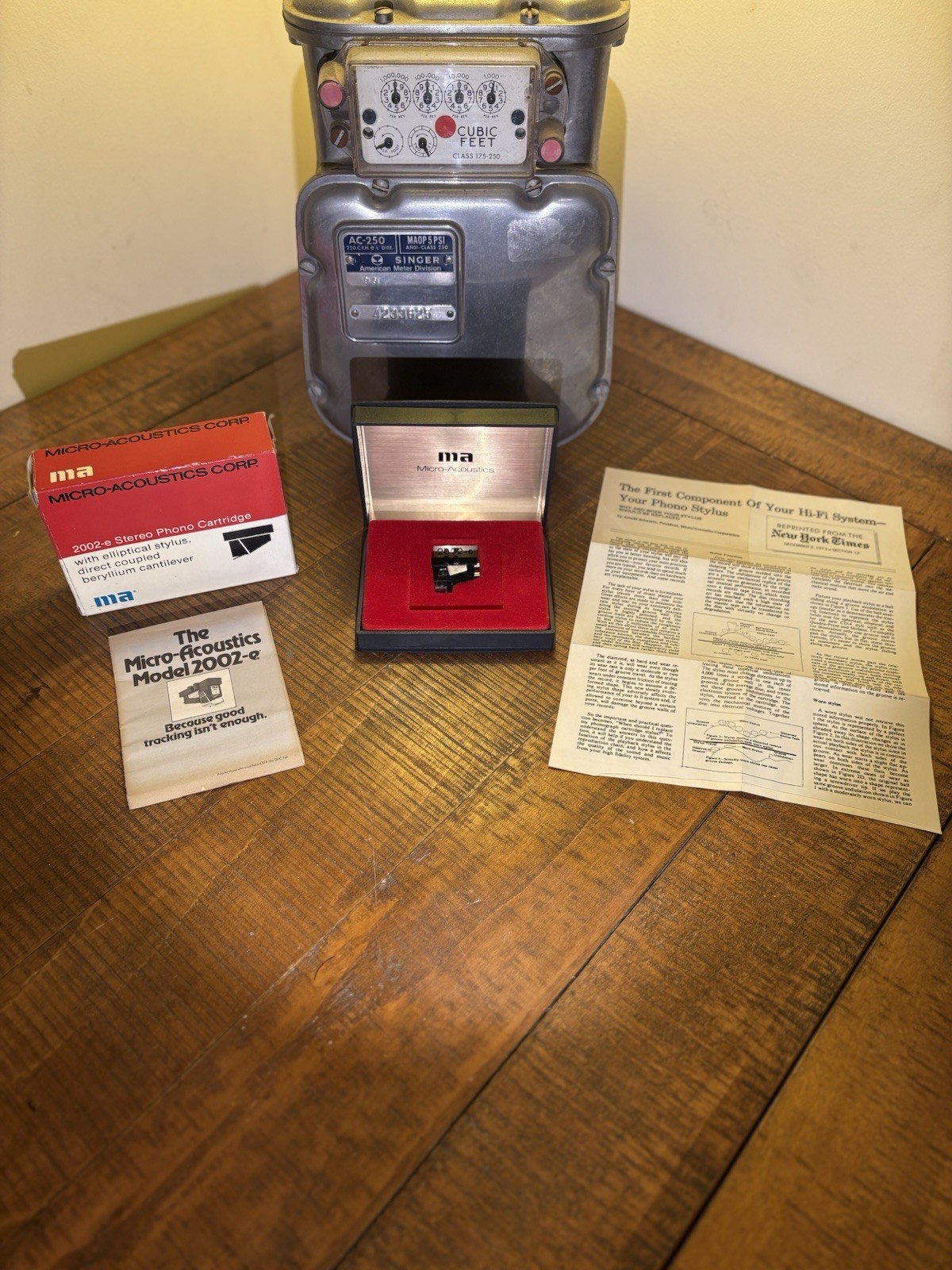 Micro-Acoustics Ma-2002e Phono Stylus Needle Vinyl Record Player New In Box NOS