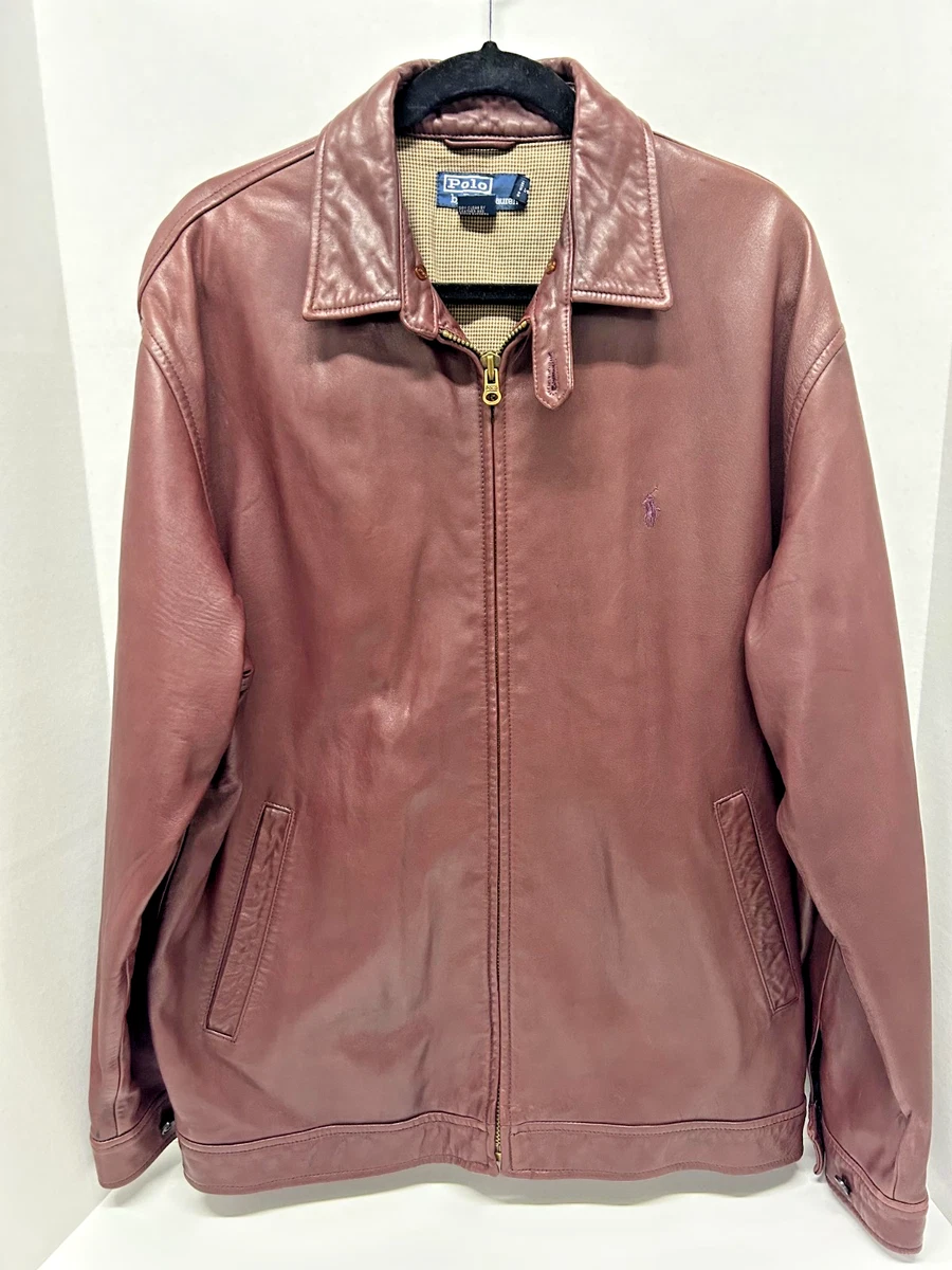 Polo Ralph Lauren Zip Leather Outer Shell Coats, Jackets & Vests