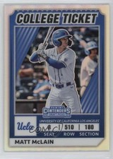 2022 Elite Extra Edition College Tickets Optic Holo Prizm Matt McLain 00ht