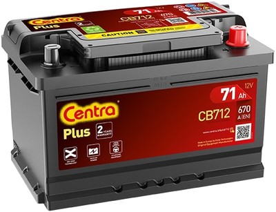 CENTRA CB712 Starter Battery for ALFA ROMEO,AUDI,AUSTIN,BENTLEY,BMW,CADILLAC,CHE