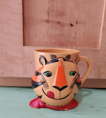 TONY THE TIGER  Vintage Mug Cup KELLOGG'S ADVERTISING PROMOTION 1964 Great color
