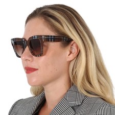 Burberry Kitty Brown Gradient Cat Eye Ladies Sunglasses BE4364 396713 49