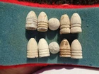 10 Different Various Confederate & Union Civil War Bullets VV