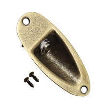 1 Pcs 1/4 Inch Boat Style Jack Plate Guitar J...