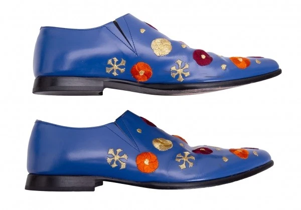 COMME des GARCONS Zapatos de Cuero Bordados Talla EE. UU. Aproximadamente 7.5 (K-133642) Foto 3 de 4