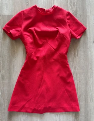 Vintage 1960's Mod GoGo Red Mini Dress - Photo 1/4