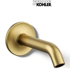 KOHLER K-14426-2MB Purist Wall-mount Non-diverter Bath Spout, Vibrant Brushed Mo