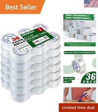 Clear Packing Tape, 36 Rolls Heavy Duty Packaging Tape for Shipping Packaging...