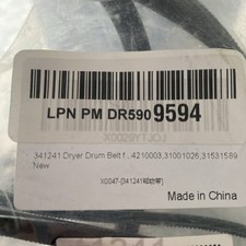 Dryer drum belt 341241 Belt for Whirlpool Kenmore Dryer Drum