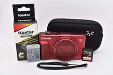 Canon PowerShot SX720 HS Red Compact Digital Camera 20.3MP WiFi Bundle - TESTED