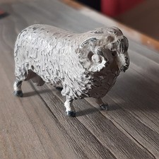 WIDDER SCHAF BRITAINS BLEI FIGUR HANDBEMALT GEMARKT FARM SERIE PREWAR 1930er RAR
