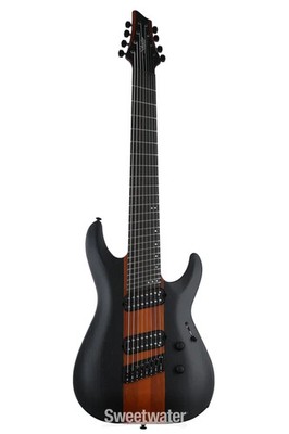Schecter C-8 Multiscale Rob Scallon 8-string Electric Guitar - Satin Dark Roast